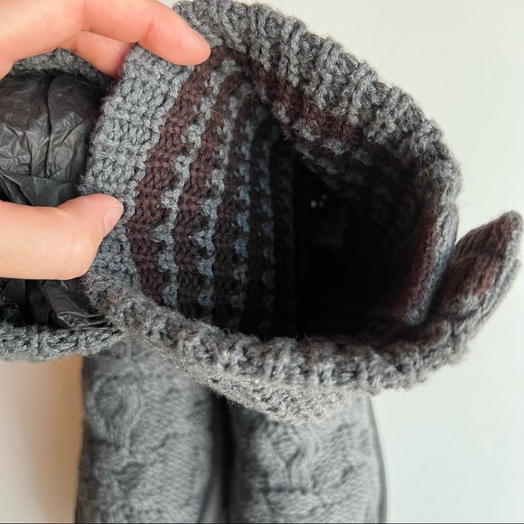 UGG Gray Knit Boots - Picture 7 of 7